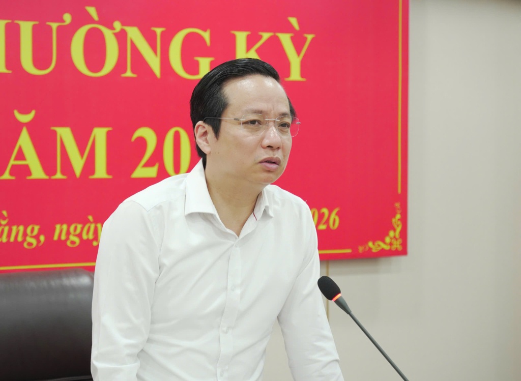 Chairman of Cao Bang assessed that the local growth target of 10% is a very large pressure. Photo: Nguyet Ha