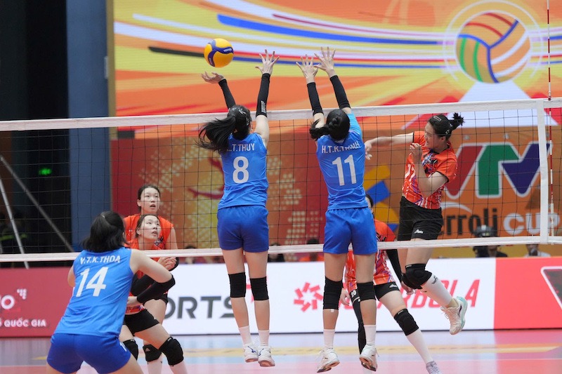 The VTV Cup international women's volleyball tournament has recorded quality guest teams. Photo: VFV