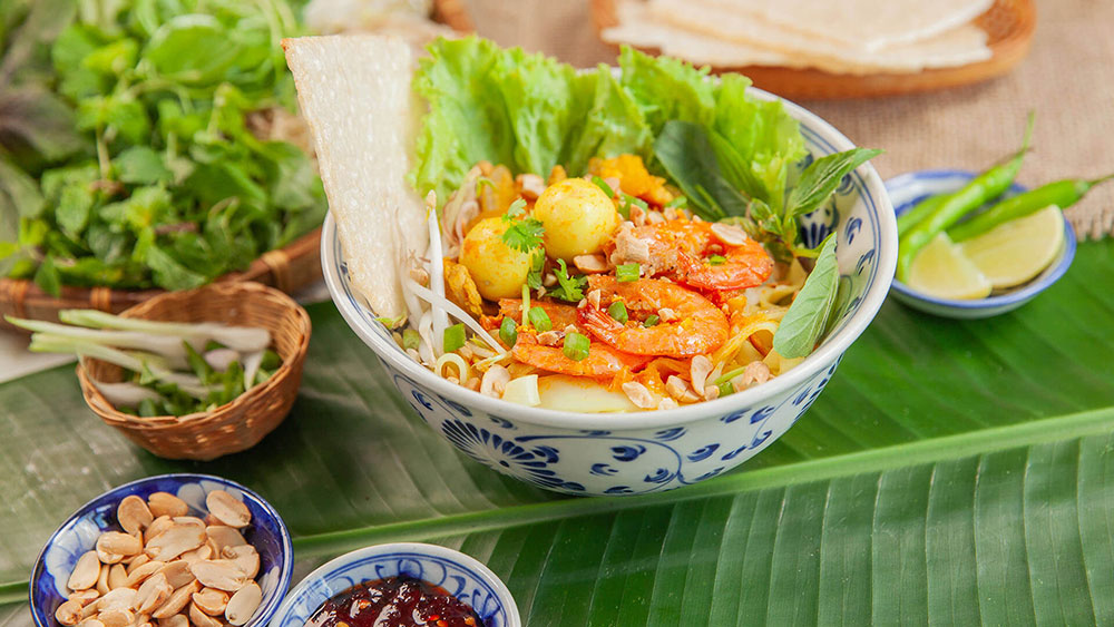 Mì Quảng là một trong những món ăn được du khách ưa chuộng khi đến tham quan du lịch tại Đà Nẵng. Ảnh: Sở VHTTDL
