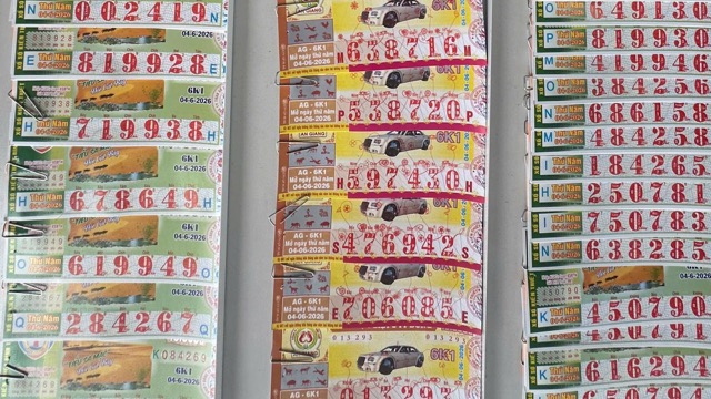 Xổ số miền Nam hôm nay - ngày 4.6 gồm các đài: Tây Ninh, An Giang, Bình Thuận.