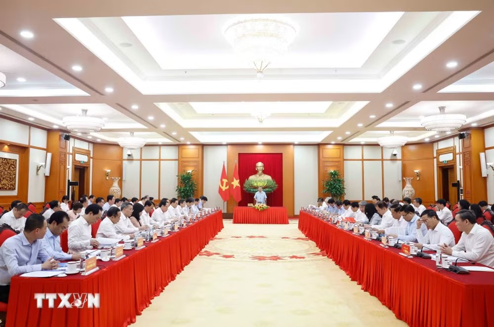 Toàn cảnh buổi làm việc. Ảnh: TTXVN