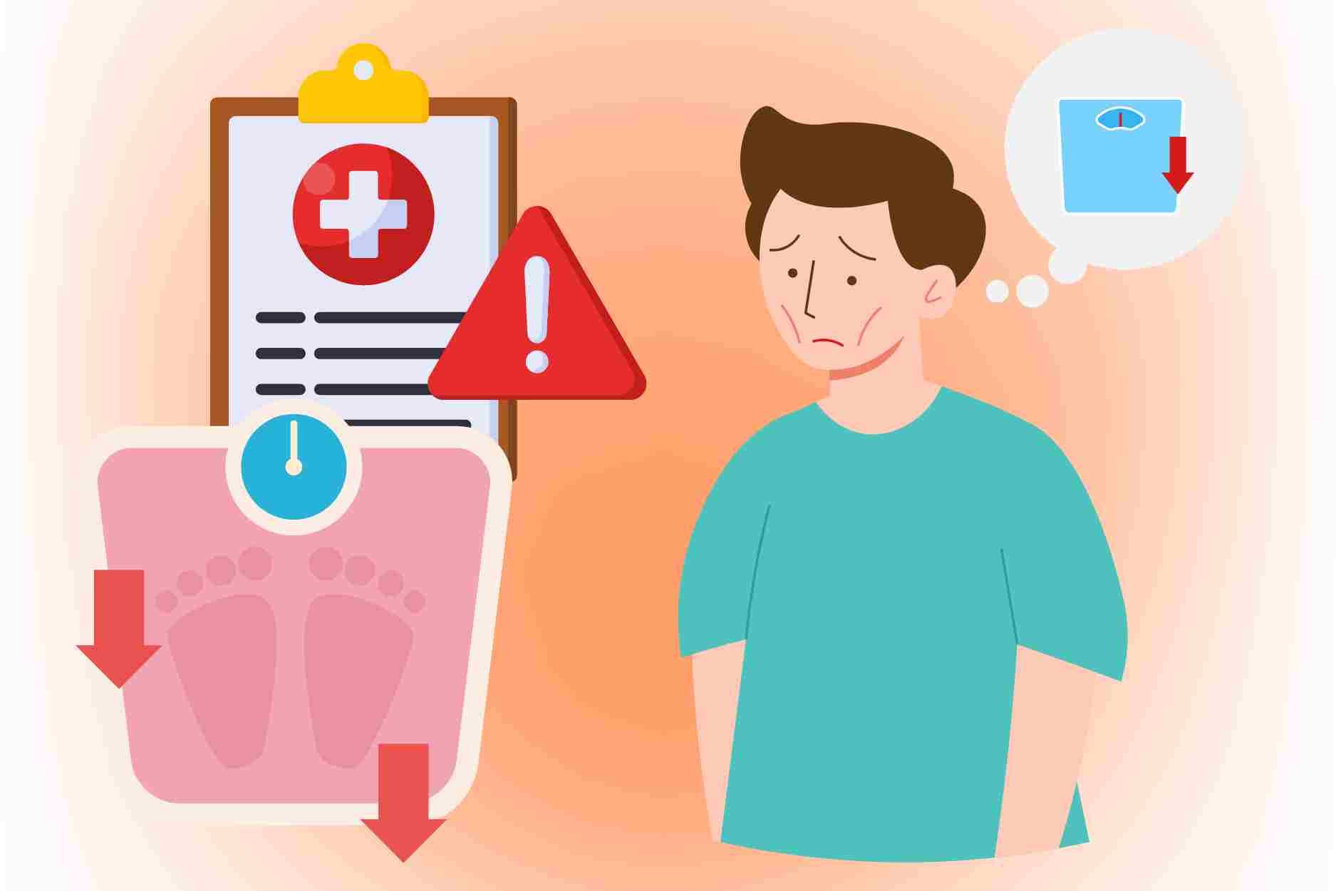 3 harms of rapid weight loss affecting the body
