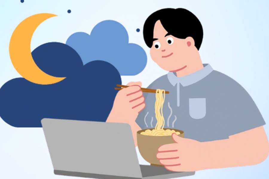 4 worrying effects of instant noodles on the body when eating at night.