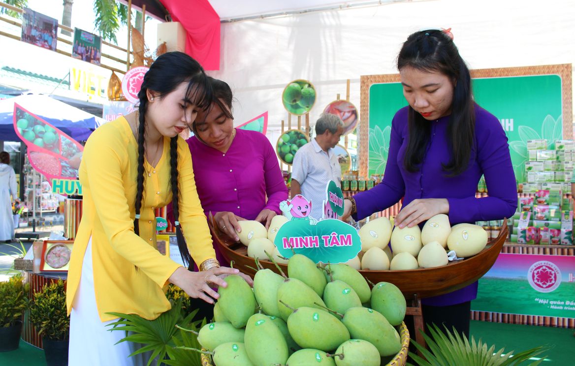 Xoài, đặc sản của trái cây Đồng Tháp. Ảnh: Thanh Mai