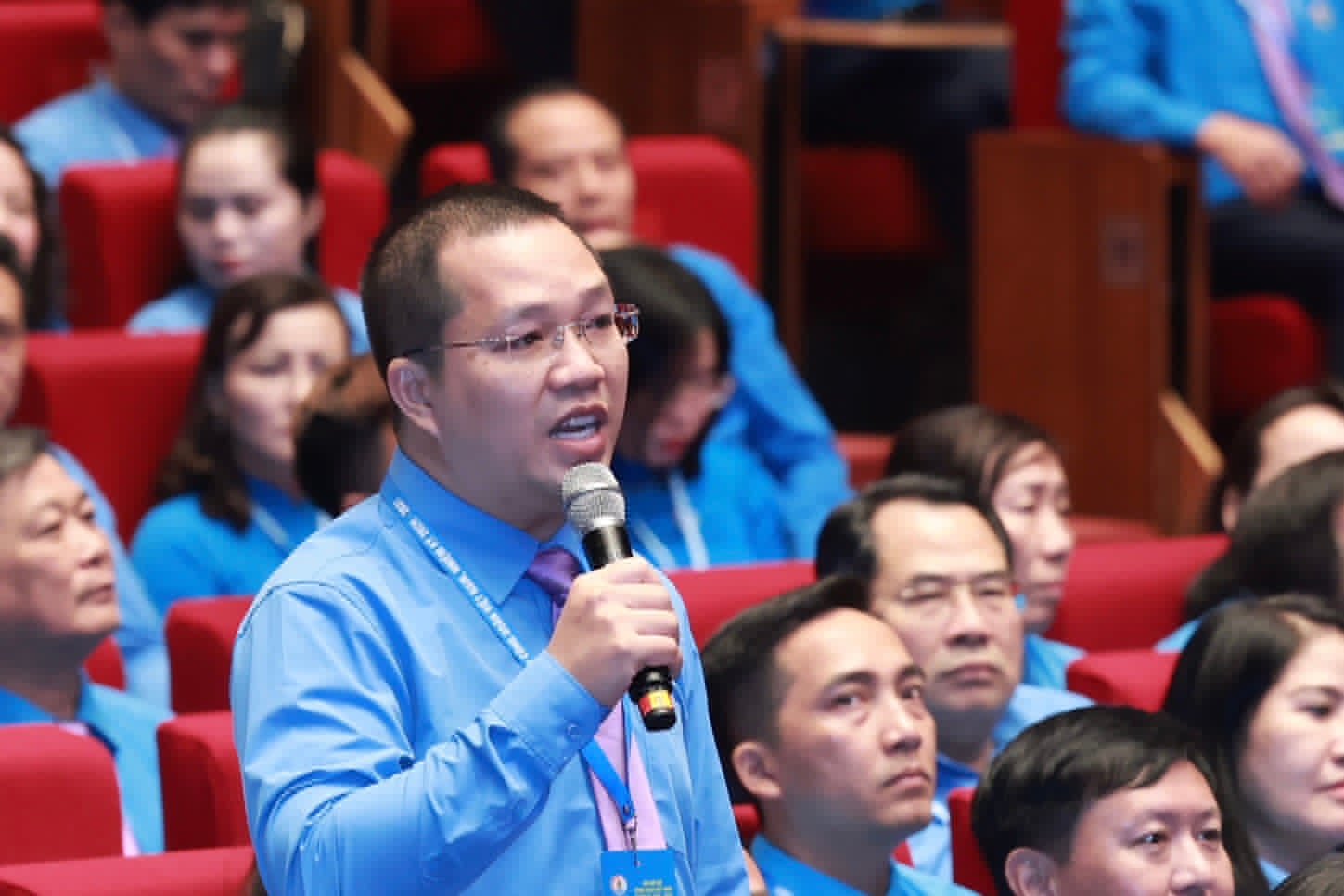Anh Lê Đình Lương - Tiến sỹ kỹ thuật, Trường Đại học Công nghệ thành phố Hồ Chí Minh, LĐLĐ TP Hồ Chí Minh. Ảnh: Hải Nguyễn
