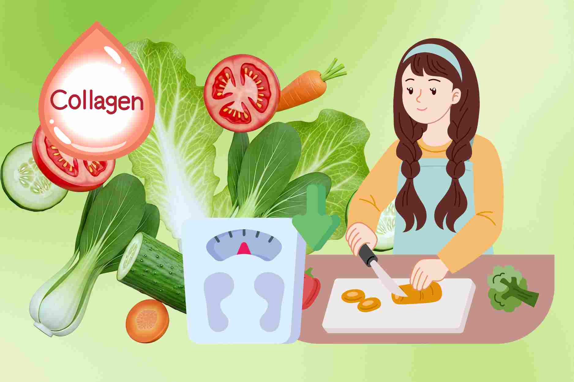 Consejos para preparar verduras para ayudar a retener nutrientes y apoyar la pérdida de peso y aumentar el colágeno