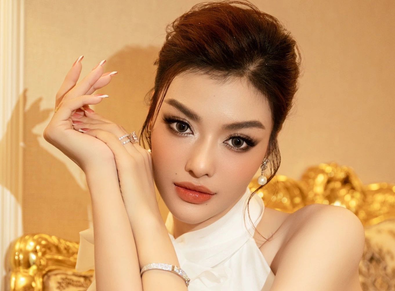Runner-up Kieu Loan. Photo: Sen Vang.