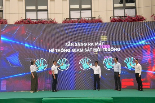 Hanoi launches environmental monitoring system from community data. Photo: Pham Cong