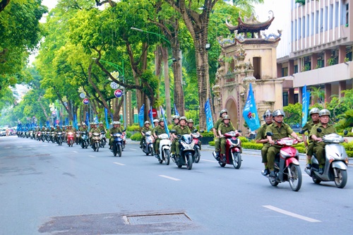 Hà Nội - chung một quyết tâm xây dựng xã, phường không ma túy. Ảnh: CAHN