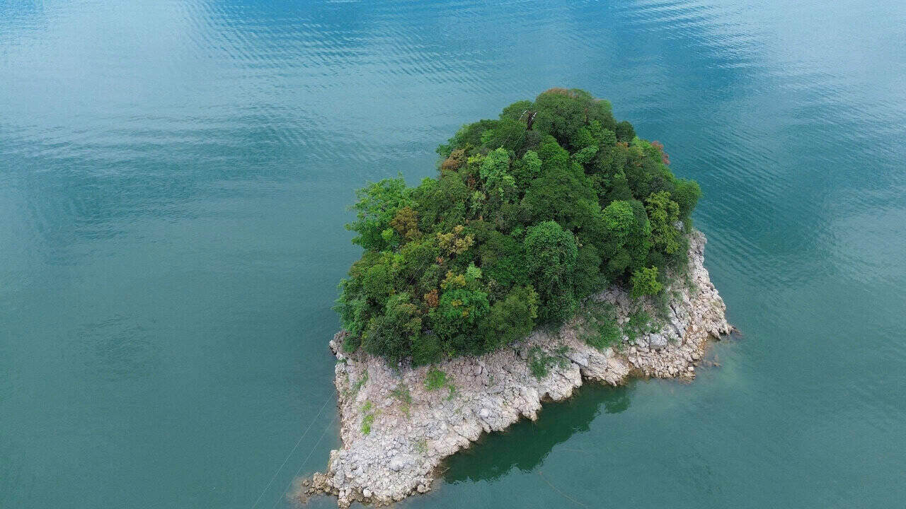 The upstream water level of Hoa Binh Hydropower Reservoir reached 99.33m. Photo: Minh Nguyen