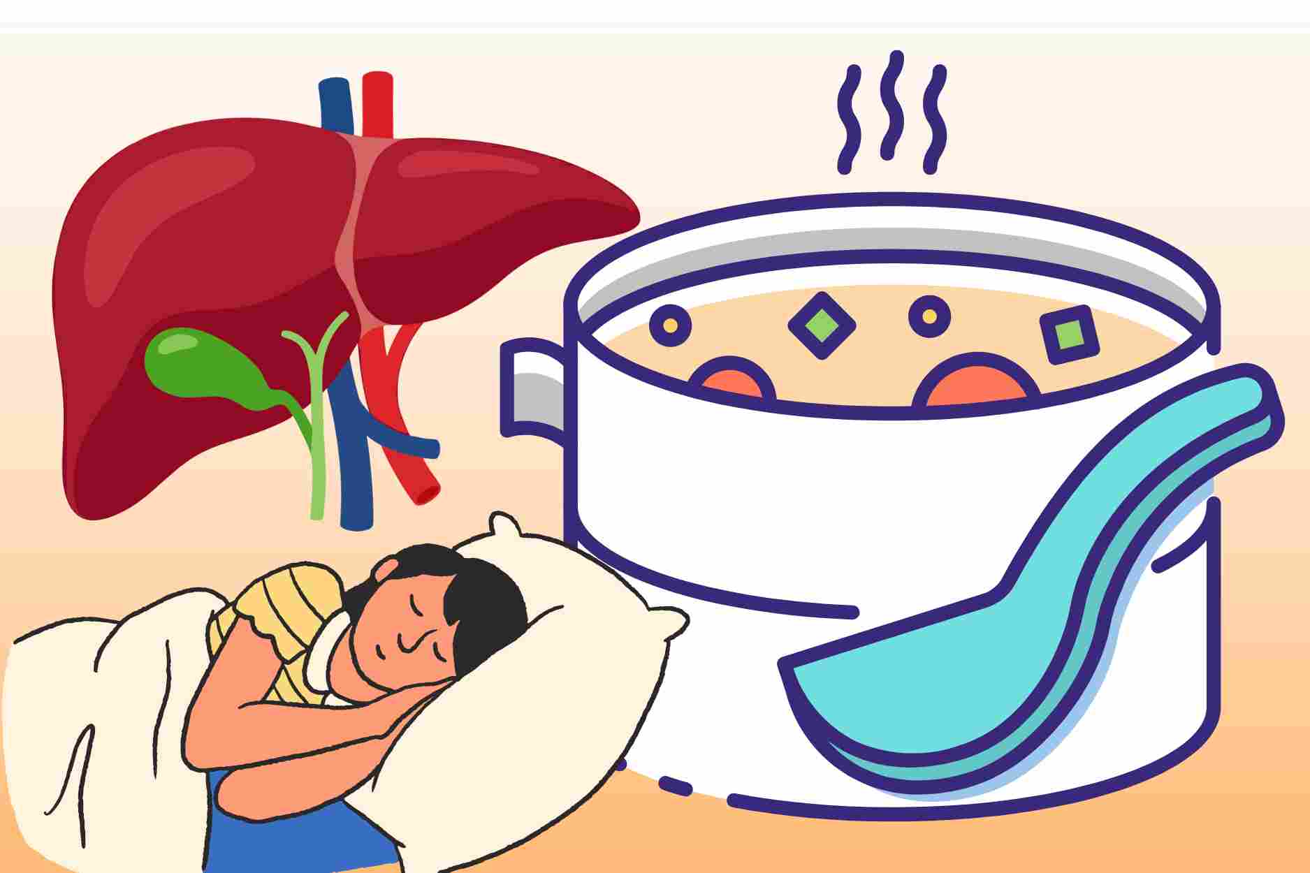 2 soups to help cool down, support healthy liver and good sleep in the summer