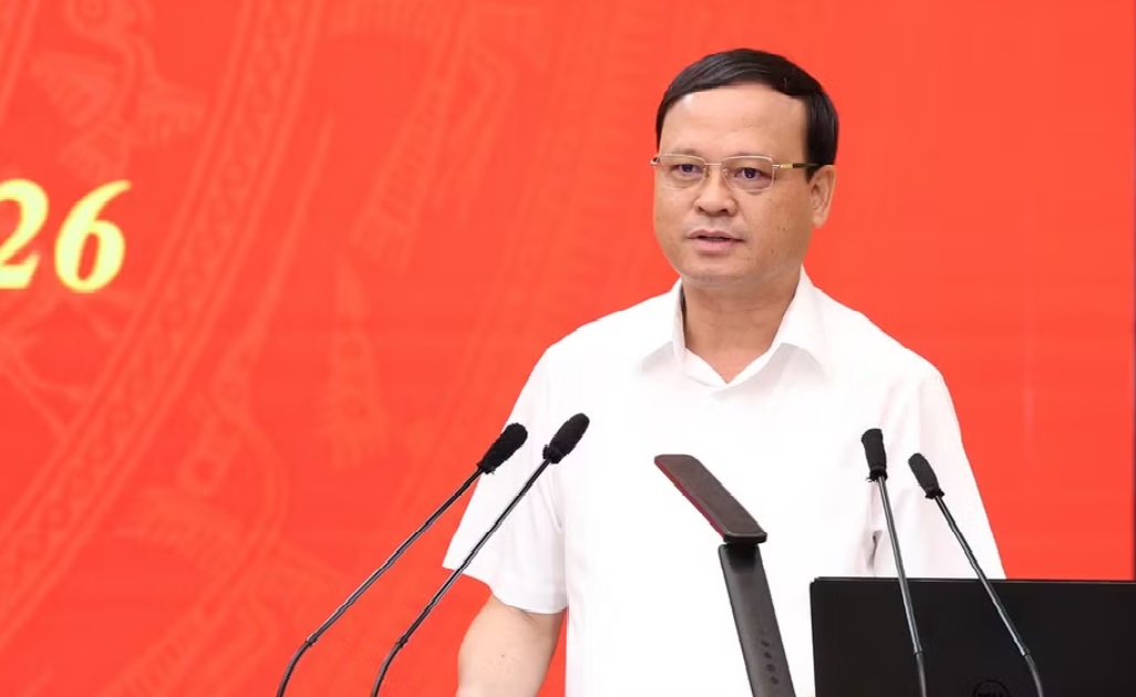 Ông Nguyễn Mạnh Tuấn - Phó Chủ tịch Thường trực UBND tỉnh Tuyên Quang quán triệt các nghị quyết số 81-NQ/TU, số 86-NQ/TU và số 91-NQ/TU. Ảnh: Việt Bắc.