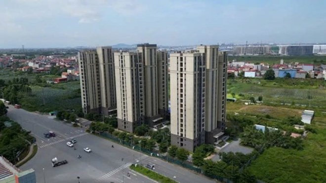 Van Trung social housing project (Nenh ward, Bac Ninh province) invested by Fugiang Co., Ltd. Photo: Tran Tuan