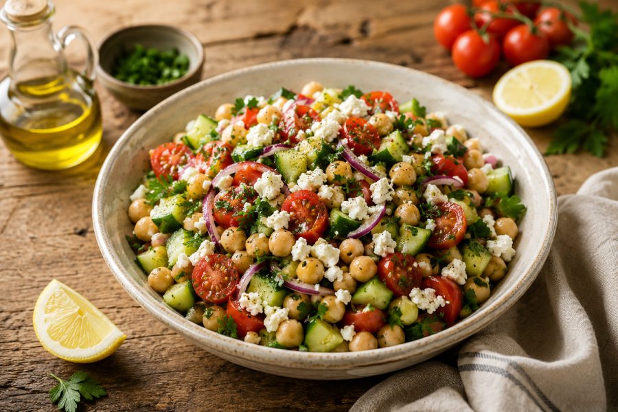 Chicken bean salad