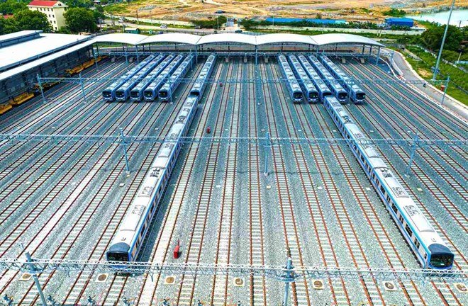 Currently, Ho Chi Minh City has just completed nearly 20km of Metro Line No. 1 (Ben Thanh - Suoi Tien).  Photo: Mr. Tu