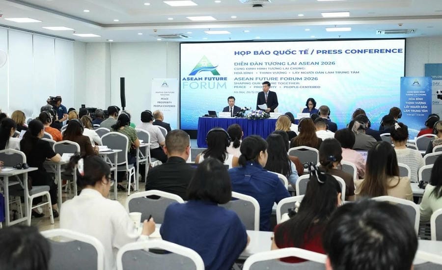 International press conference introducing the ASEAN Future Forum 2026 on May 25th. Photo: Ministry of Foreign Affairs