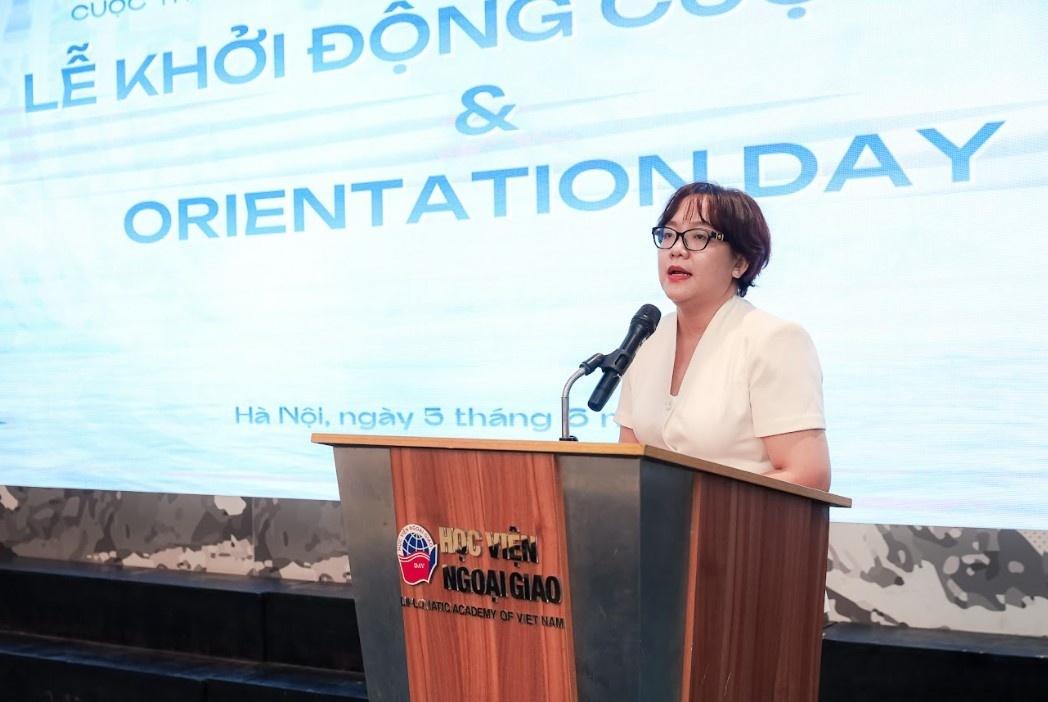 TS. Đỗ Huyền Trang chia sẻ về định hướng mở rộng quy mô của mùa thi thứ 14. Ảnh: BTC