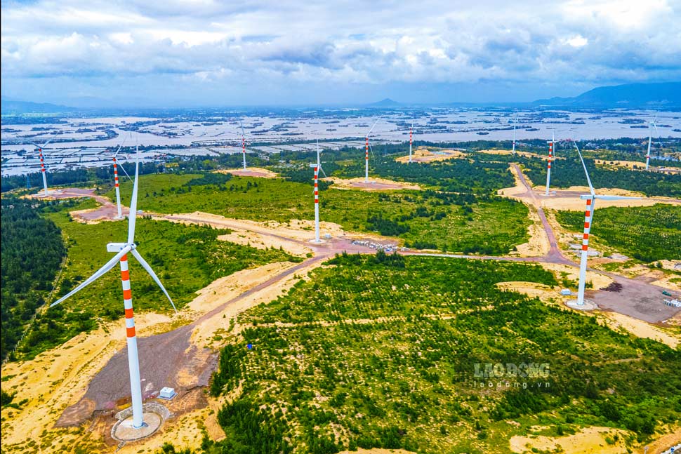 Wind power project in Gia Lai province. Photo: Dung Nhan