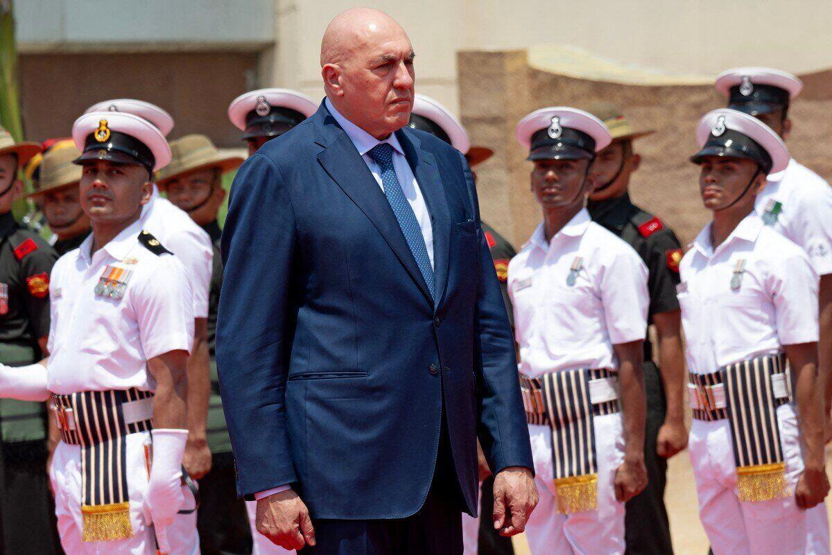 Italian Defense Minister Guido Crosetto. Photo: AFP