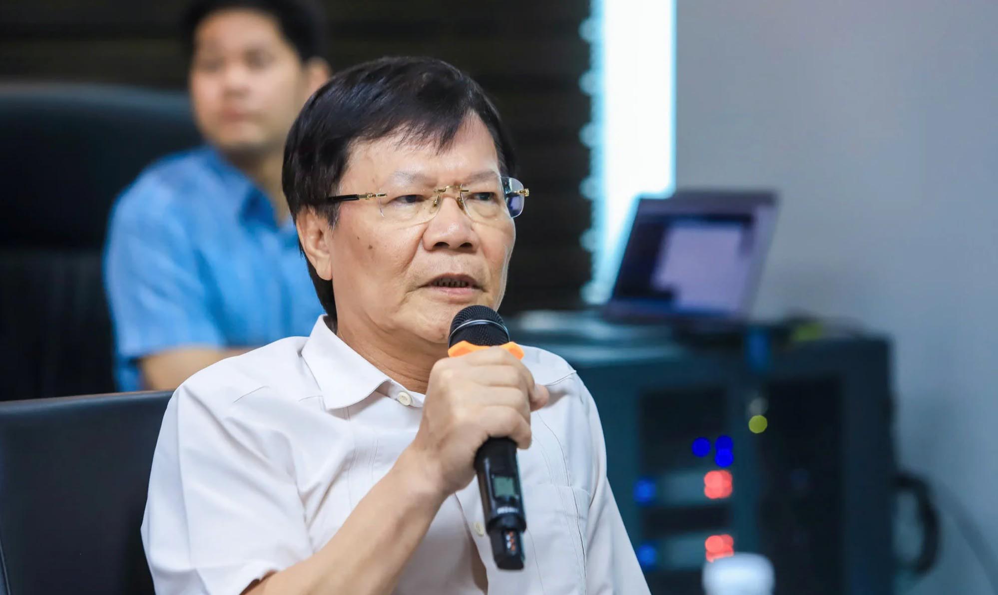 GS.TS Nguyễn Quang Thuấn, nguyên Chủ tịch Viện Hàn lâm Khoa học xã hội Việt Nam. Ảnh: Hoàng Hùng.
