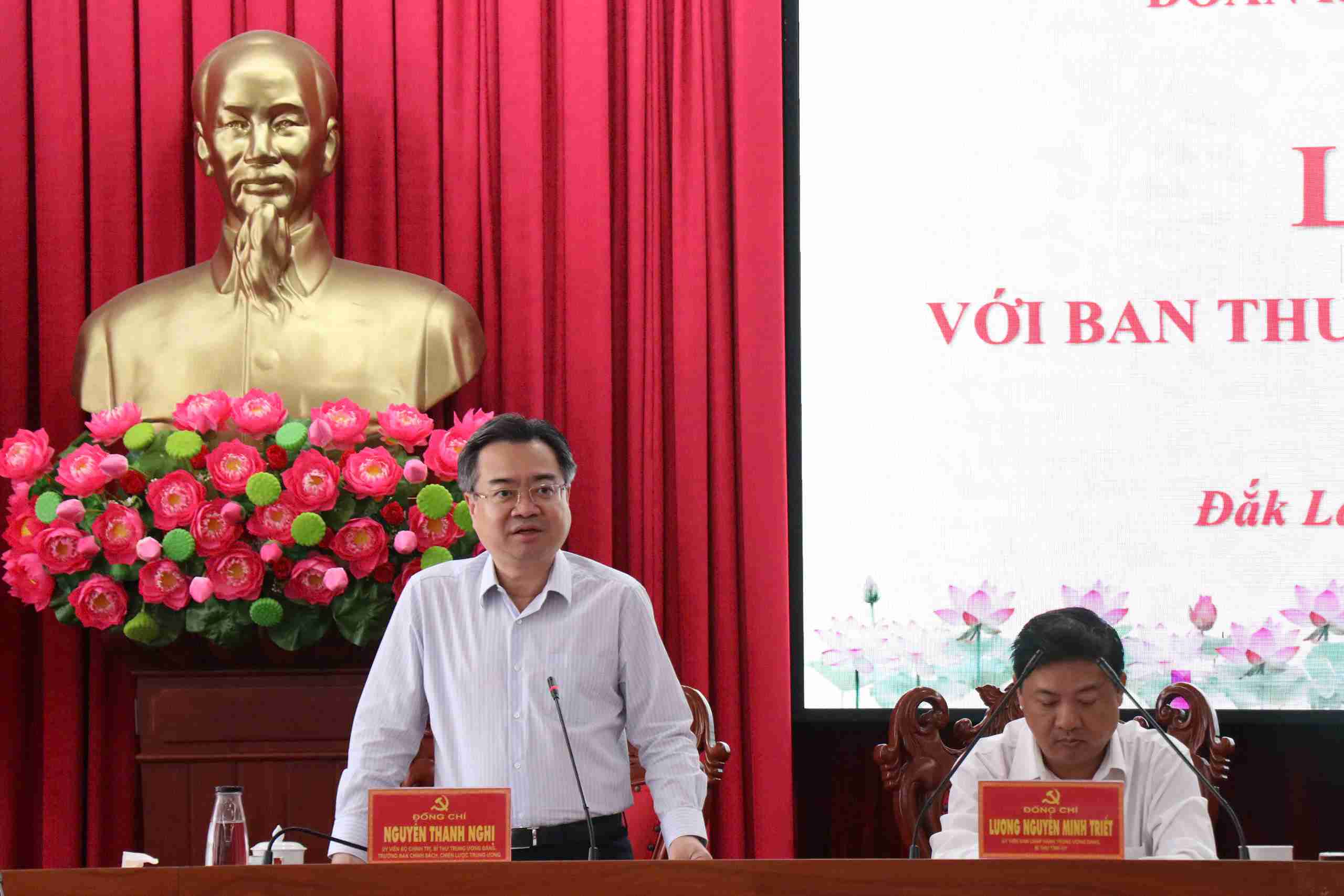 Ông Nguyễn Thanh Nghị, Ủy viên Bộ Chính trị, Bí thư Trung ương Đảng, Trưởng Ban Chính sách, chiến lược Trung ương. Ảnh: Bảo Trung