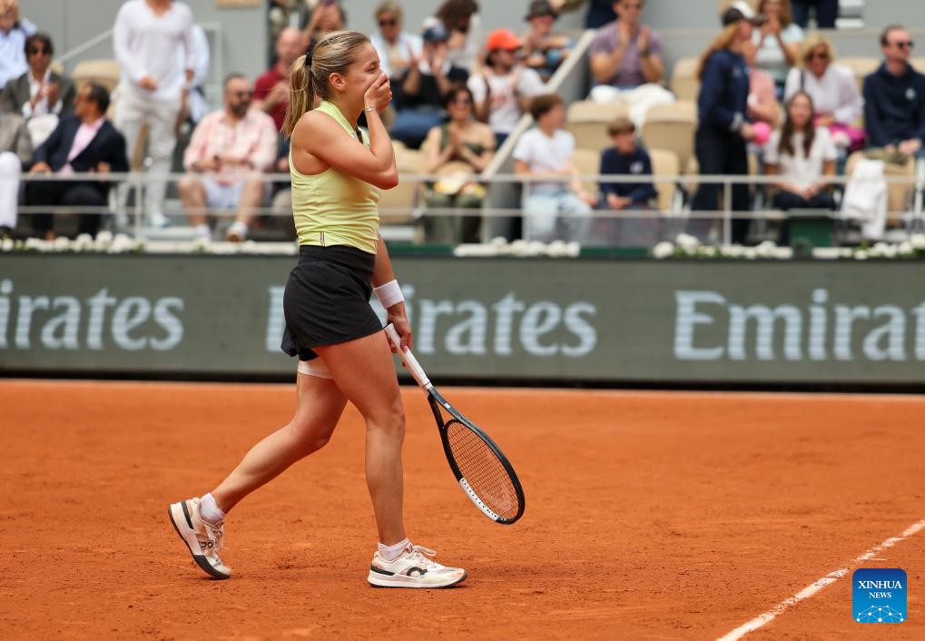 Maja Chwalinska went straight from qualifying to the final of Roland Garros 2026. Photo: Xinhua