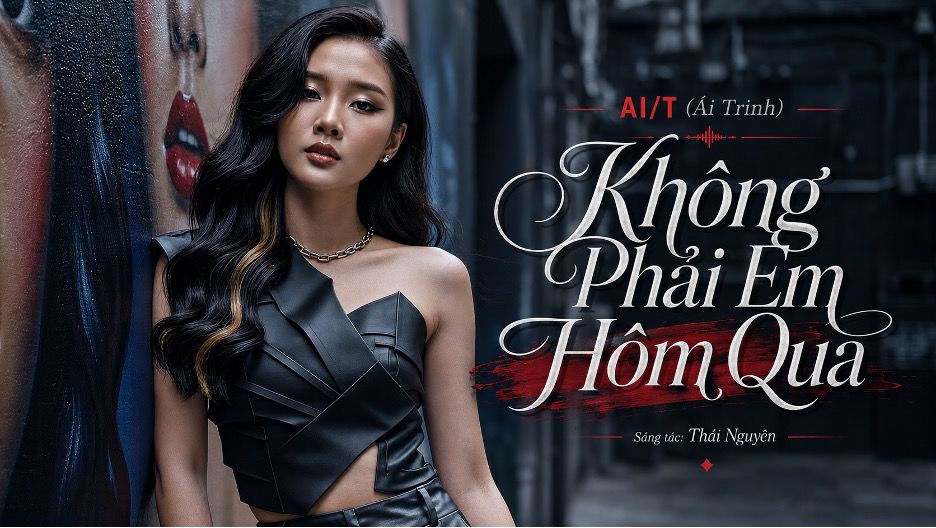 Virtual singer Ai Trinh in a MV made by musician Thai Nguyen. Photo: Artist provided.