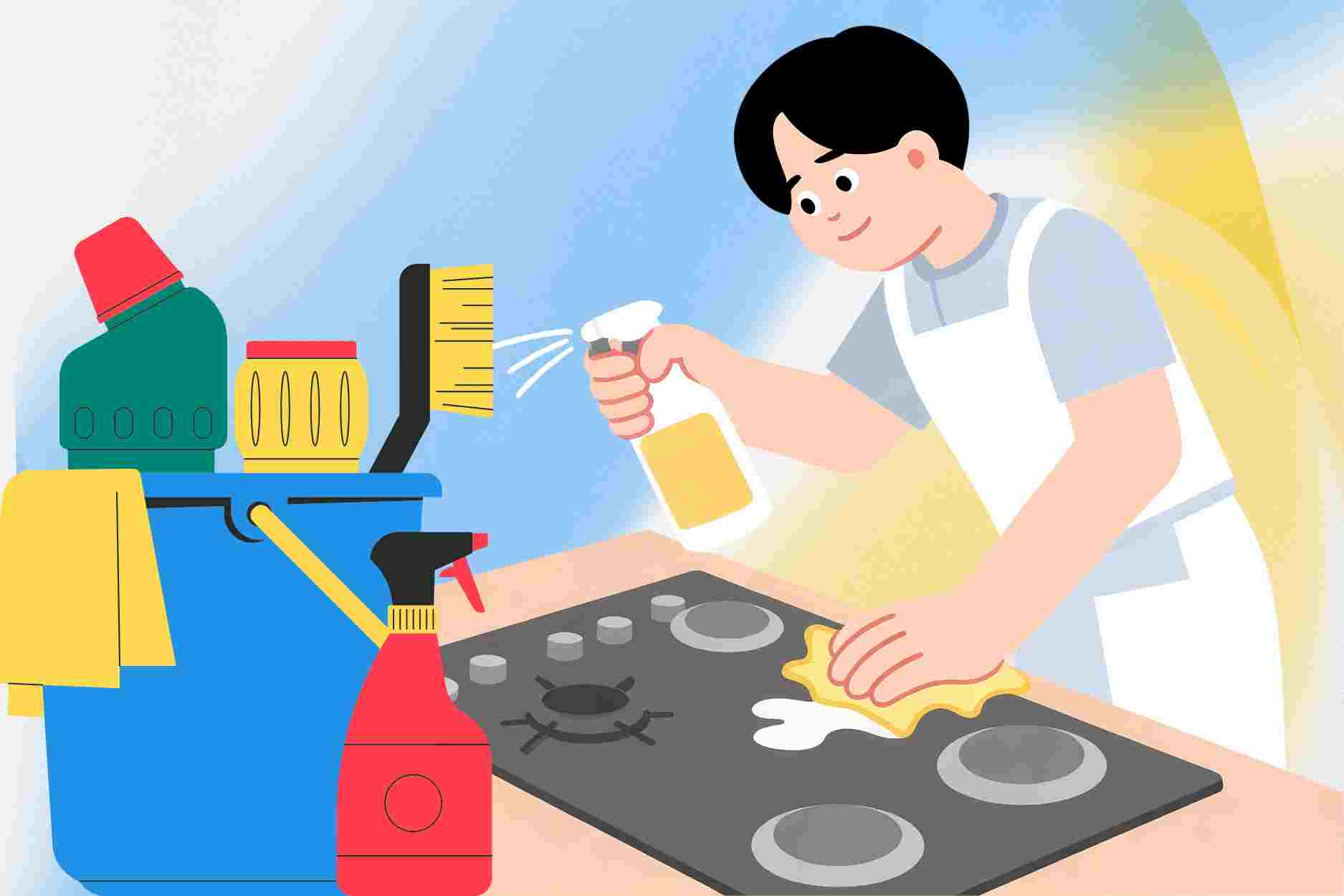 5 homemade mixtures to help treat stains in the kitchen