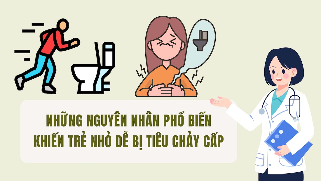 Common causes that make young children prone to acute diarrhea