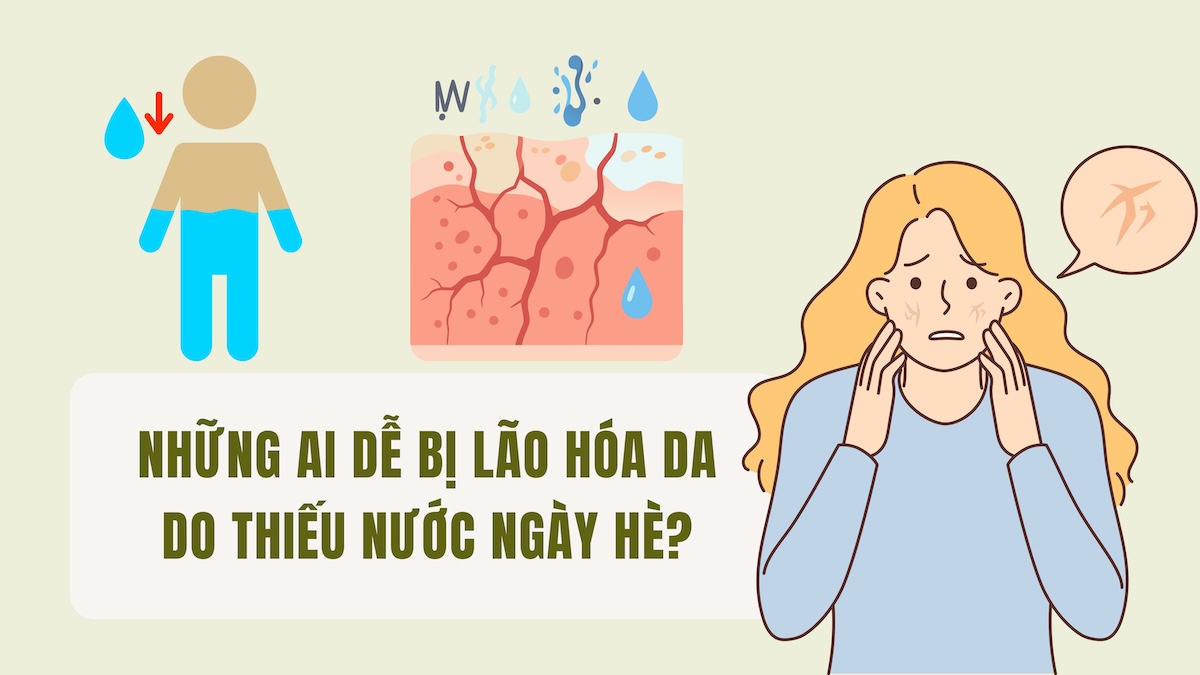 ¿Quiénes son propensos al envejecimiento de la piel debido a la falta de agua en verano?