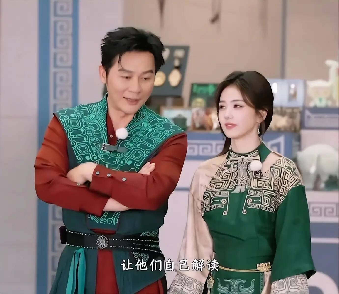 Lý Thần và Bạch Lộc được ghép cặp trong tập mới Keep Running. Ảnh: Nhà sản xuất