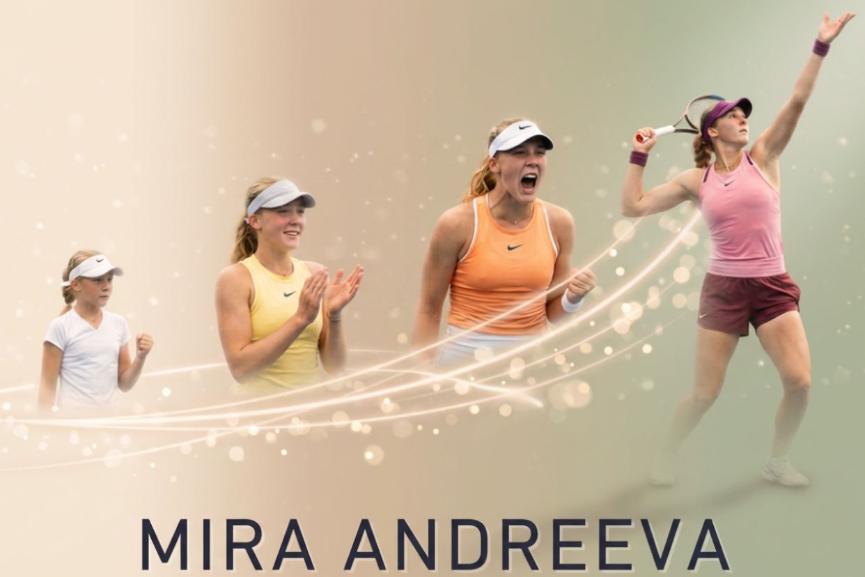 Sự nghiệp của Andreeva là những bước thăng tiến nhanh. Đồ hoạ: Lê Vinh