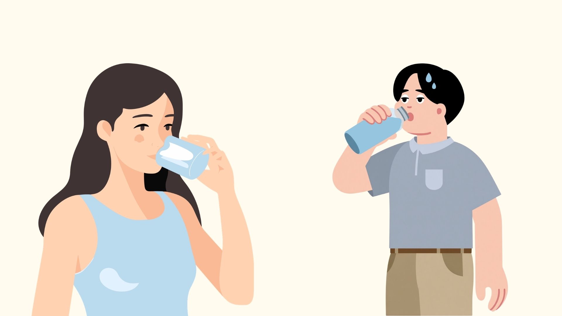 The following tips can help you replenish enough water in the summer. Graphics: Minh Chau