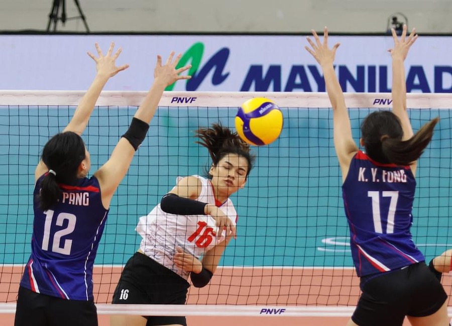 Vietnam women's volleyball team meets Hong Kong (China) at AVC Cup 2026. Photo: VFV