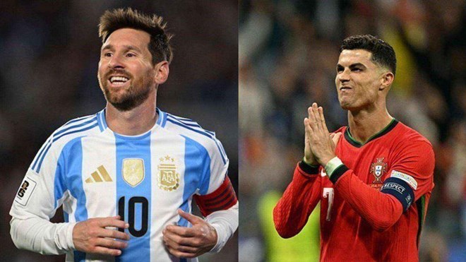 Messi and Ronaldo are not only symbols of talent but also proof of perseverance in football. Photo: AFP