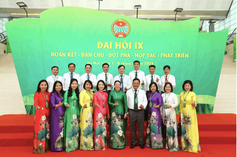 Các đại biểu tham dự Đại hội đại biểu toàn quốc Hội Nông dân Việt Nam lần thứ IX, nhiệm kỳ 2026 - 2031 ngày 7.6. Ảnh: Dân Việt.