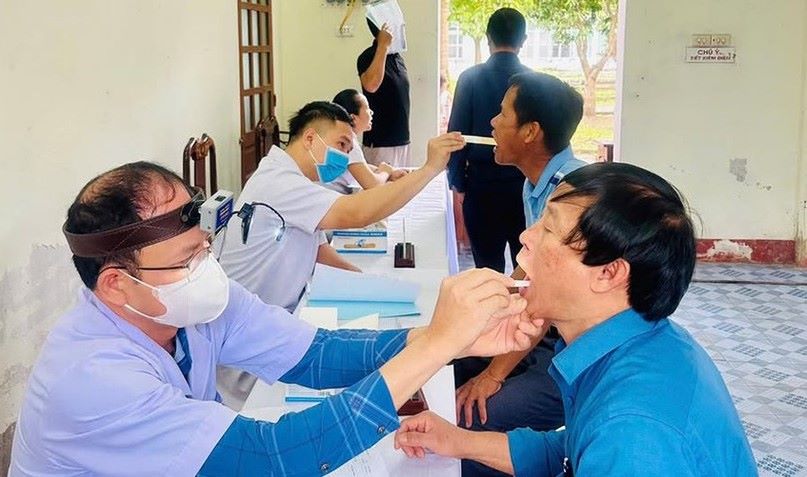 Mitraco Ha Tinh Trade Union strengthens health care for workers. Photo: Ha Tinh Trade Union
