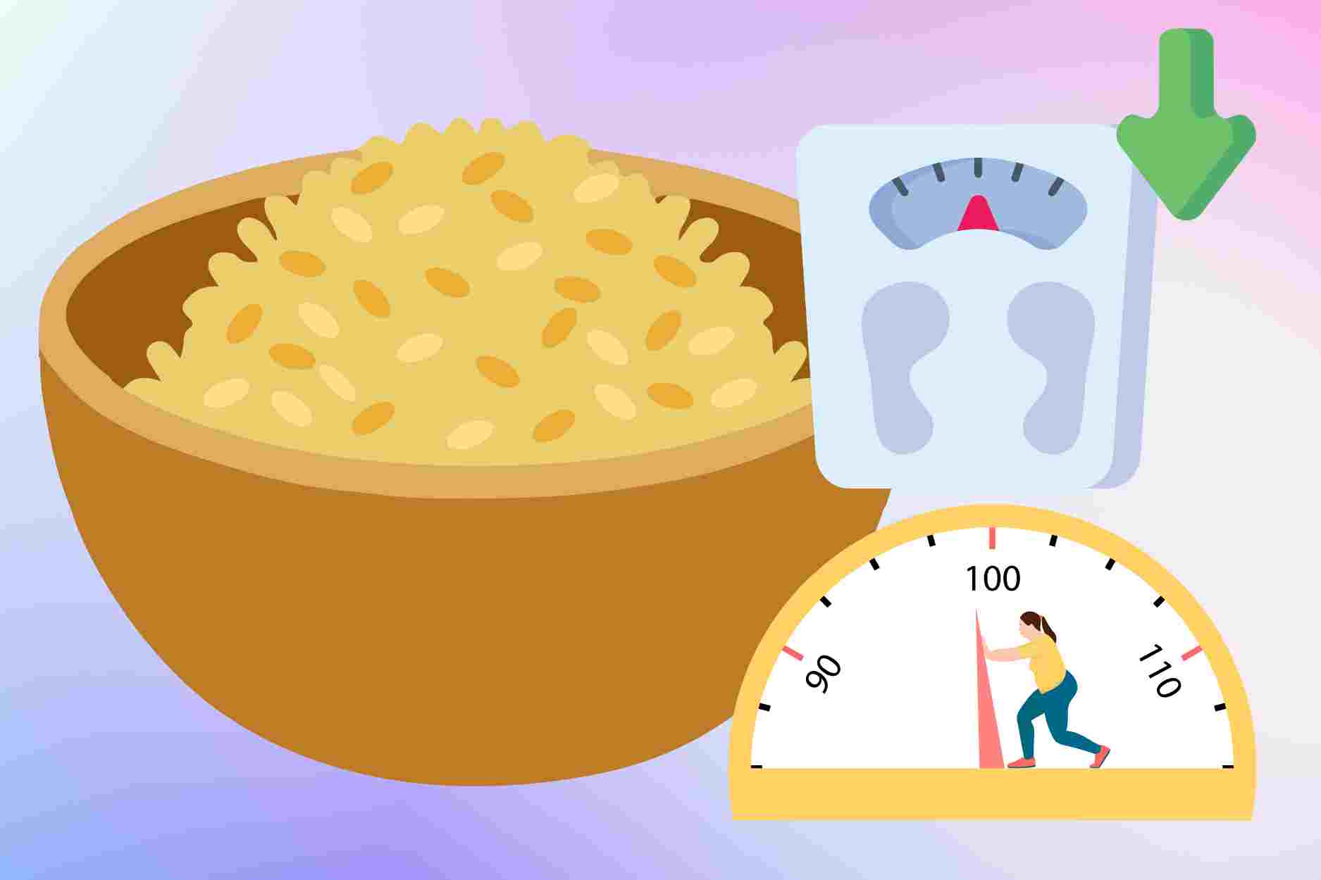 Common mistakes when eating brown rice to lose weight