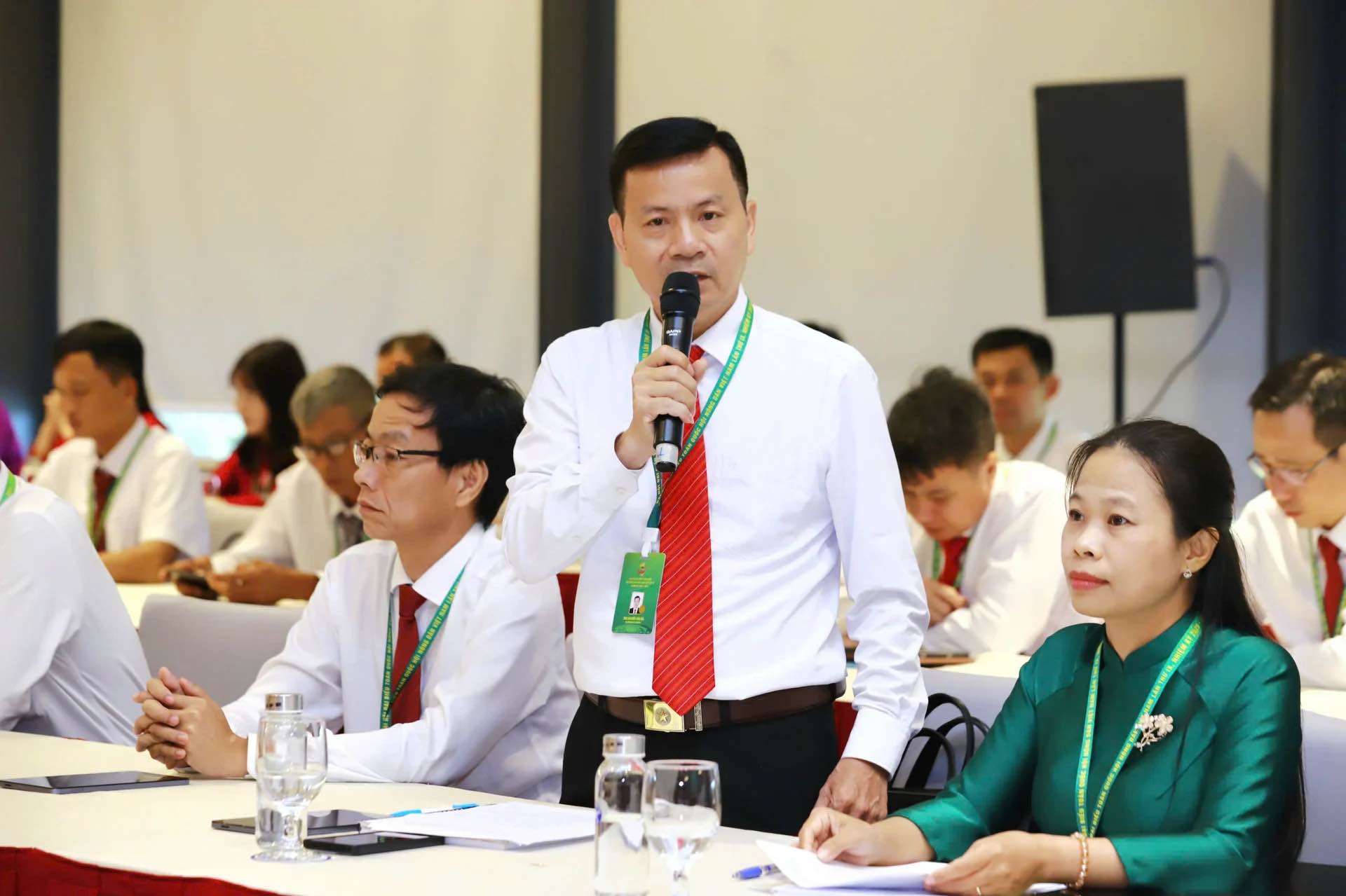 Delegate Nguyen Van Hai - Member of the Standing Committee of the Dong Nai City Farmers' Association. Photo: Pham Hung