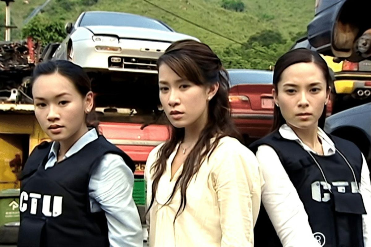 Duong Tu Ky, Xa Thi Man and Quach Thien Ni in the movie "Unknown Angel 3D" in 2004. Photo: Producer