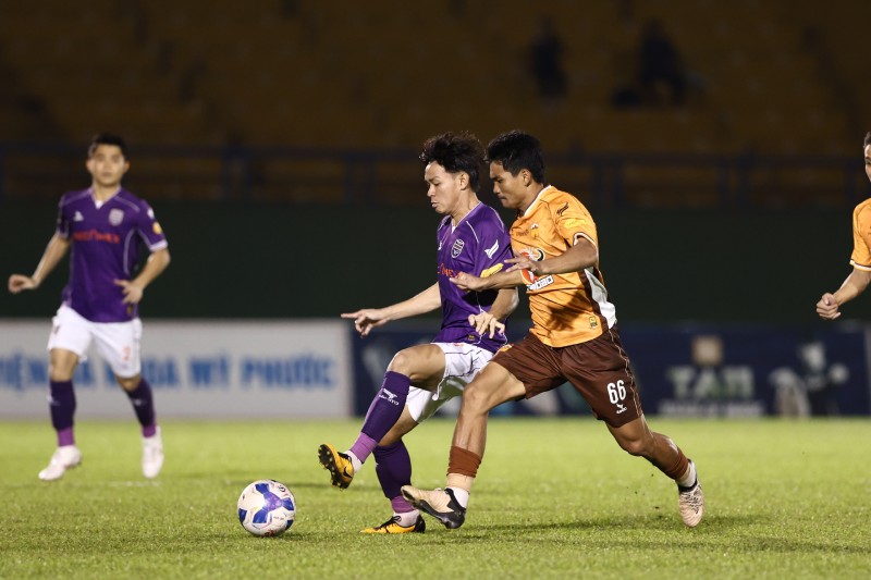 Hoang Anh Gia Lai is a guest before Becamex Ho Chi Minh City. Photo: VPF