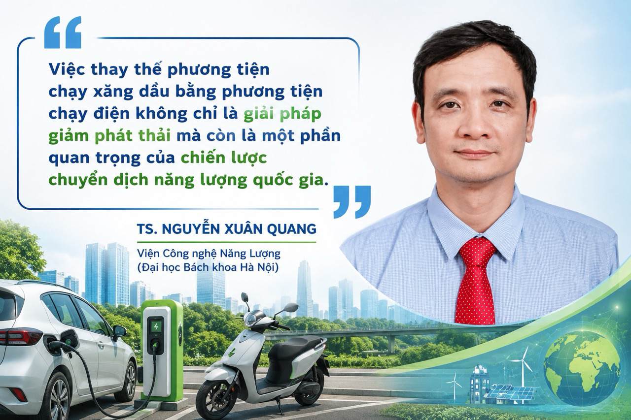 TS. Nguyễn Xuân Quang - Viện Công nghệ Năng Lượng, Đại học Bách Khoa Hà Nội. Ảnh: Đức Vân