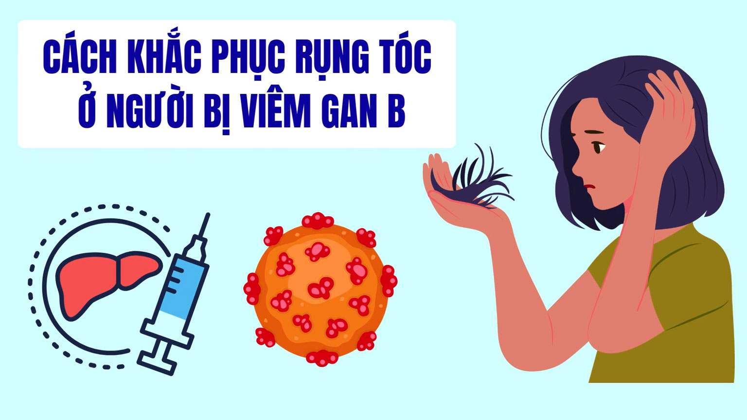 How to overcome hair loss in people with hepatitis B