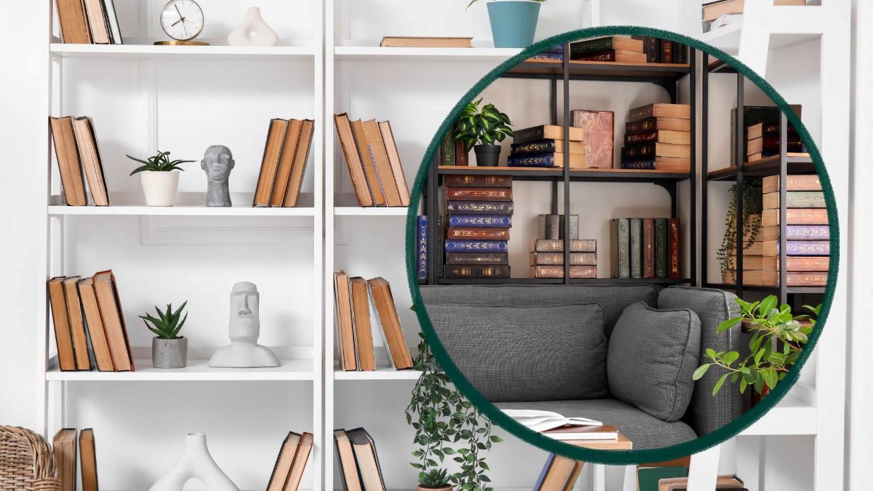 Arranging scientific books helps to make the space more compact. Graphics: Thanh Thanh