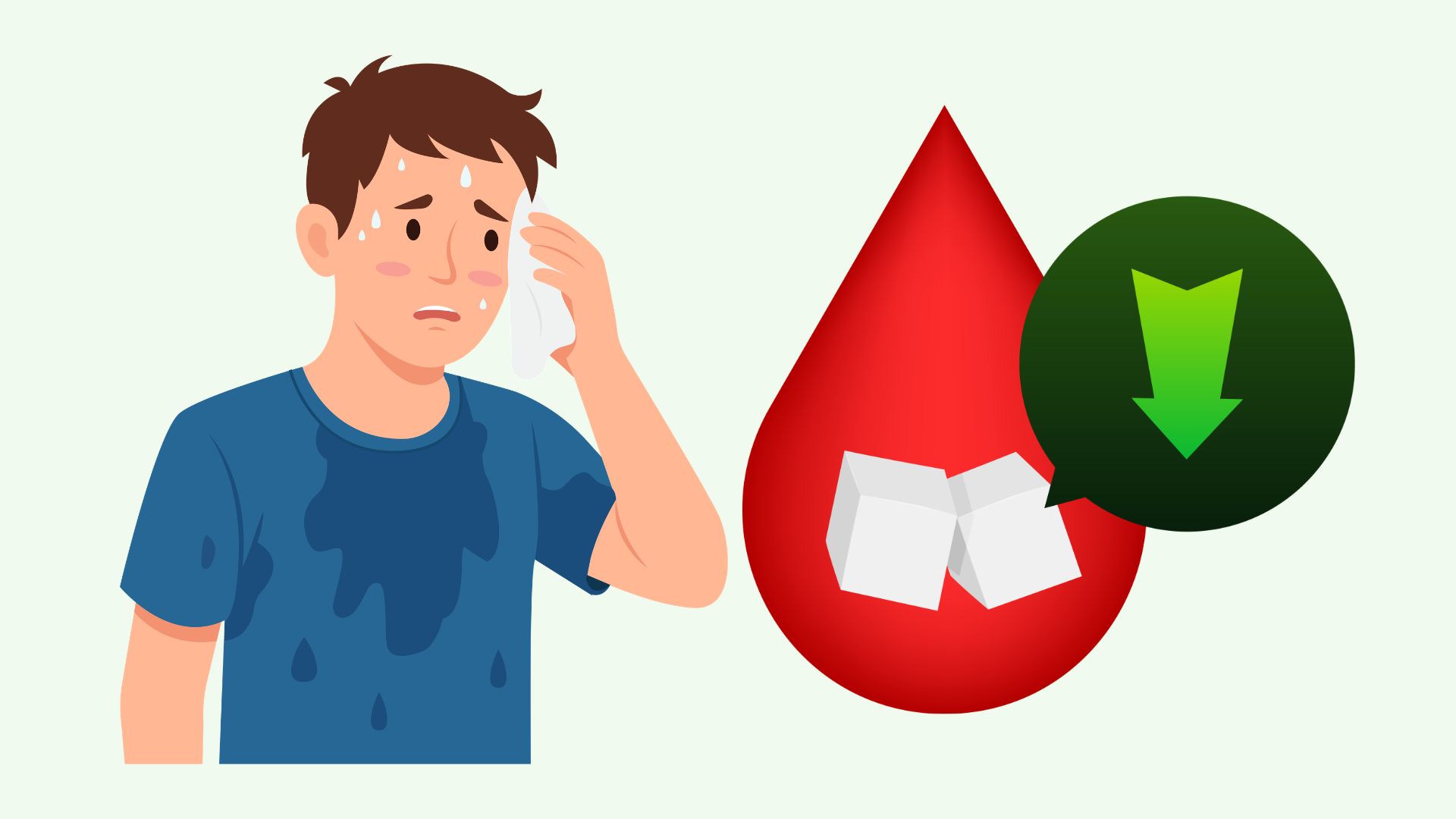 Sudden hypoglycemia: Hidden face right in everyday habits. Graphics: Linh Dan