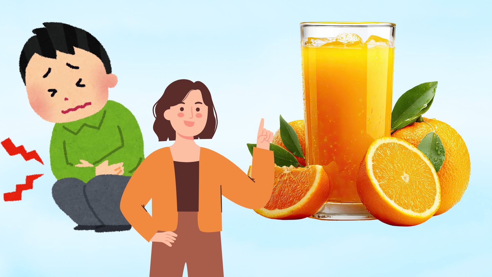 3 groups of people need to be careful when drinking orange juice to protect kidneys and stomach.