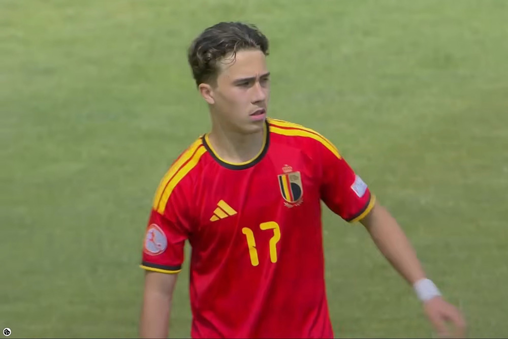 Belgium U17 failed in the UEFA U17 EURO 2026 final. Photo: Cut from video