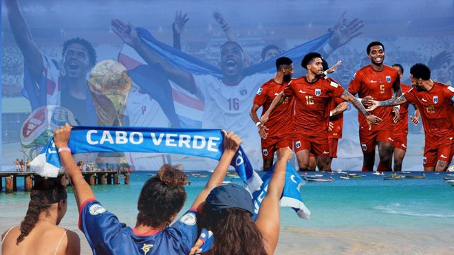 The Cabo Verde team won a ticket to the 2026 World Cup after a spectacular journey to rise. Photo: Le Vinh
