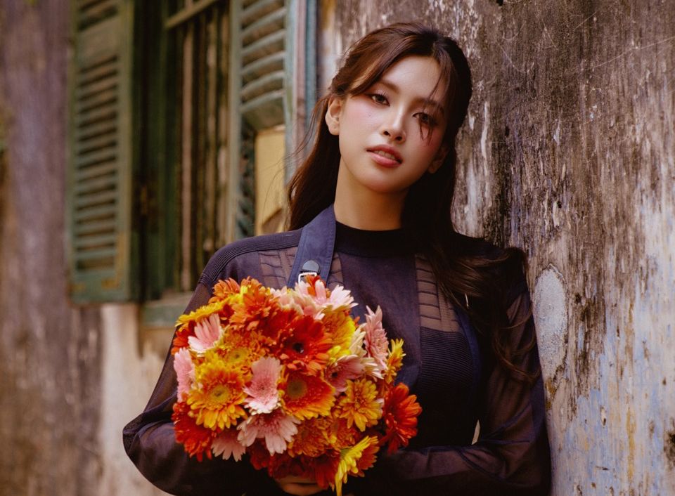Miss Tran Tieu Vy. Photo: Sen Vang.