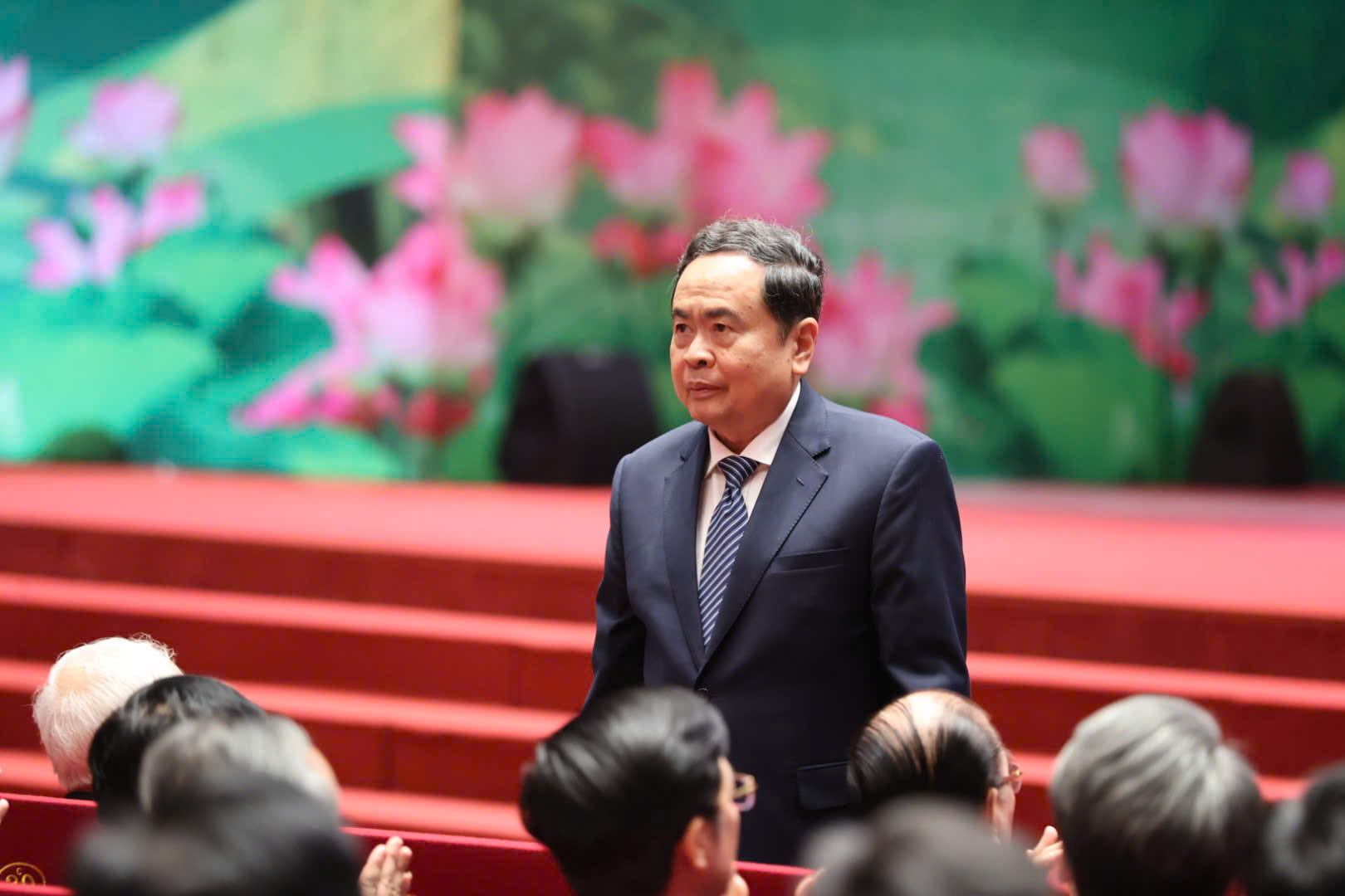 Đồng chí Trần Thanh Mẫn - Ủy viên Bộ chính trị, Chủ tịch Quốc hội Nước cộng hòa xã hội chủ nghĩa Việt Nam dự Đại hội đại biểu toàn quốc Hội Nông dân Việt Nam. Ảnh: Ban Tổ chức.